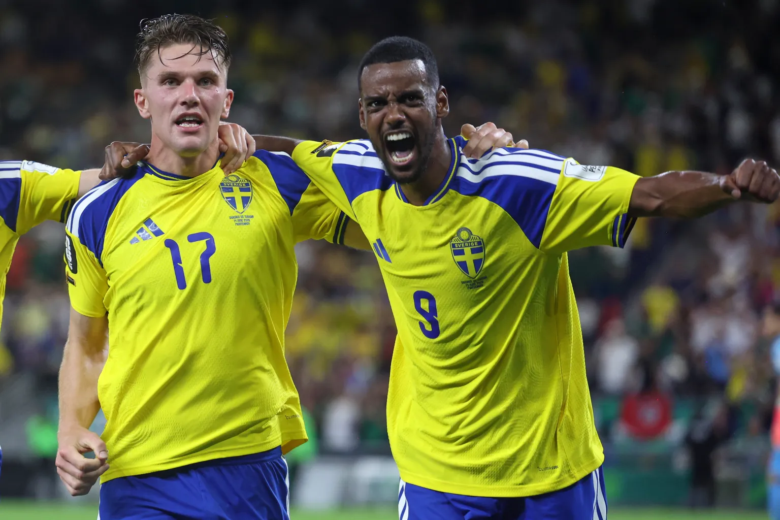 Isak and Gyokeres star as Sweden thrash Tunisia